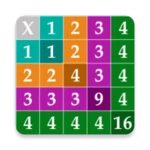 multiplication table android application logo